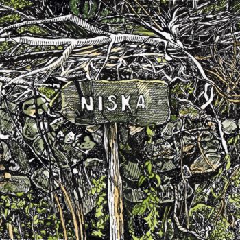 Drawing titled "SIGN Abandoned Plac…" by Nives Palmić, Original Artwork, Ink
