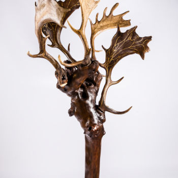 Scultura intitolato "mg-1888-albero-dell…" da Nivianodesign, Opera d'arte originale, Legno