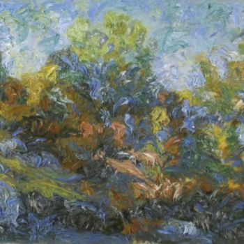 Peinture intitulée "Landscape" par Robert Nizamov, Œuvre d'art originale, Huile