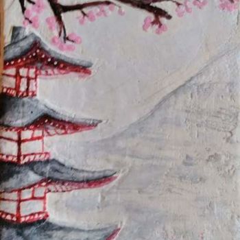 Картина под названием "Calme japonais" - Fred Saruggia, Подлинное произведение искусства