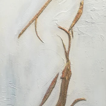 Peinture intitulée "La plume et le venin" par Fred Saruggia, Œuvre d'art originale, Acrylique