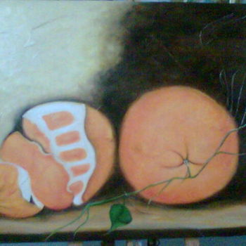 Malerei mit dem Titel "laranjas" von Njacques, Original-Kunstwerk