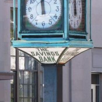 Фотография под названием "Corner Clock, Wakef…" - Nils Lindstrom, Подлинное произведение искусства