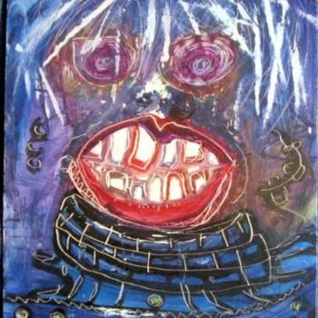 Painting titled "Savage woman" by Mjr., Original Artwork