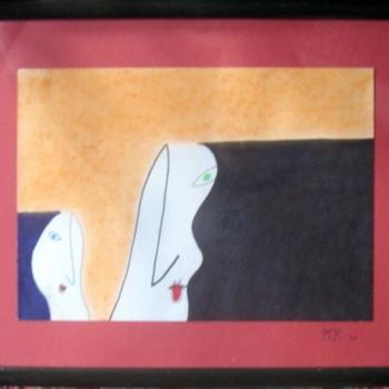 Painting titled "Malice sisters" by Mjr., Original Artwork
