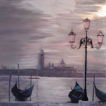 「Nacre of Venice」というタイトルの絵画 Nell Amelkovaによって, オリジナルのアートワーク, オイル