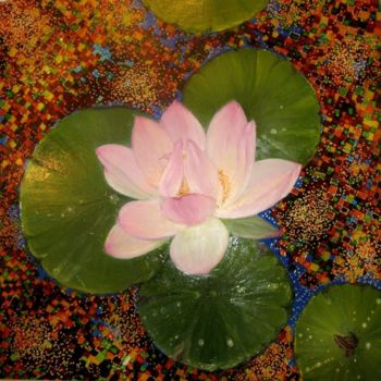 Scultura intitolato "Lotus" da Nell Amelkova, Opera d'arte originale