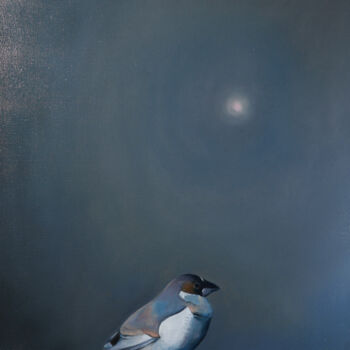 Painting titled "Free bird" by Natalia Nozdrina, Original Artwork, Oil