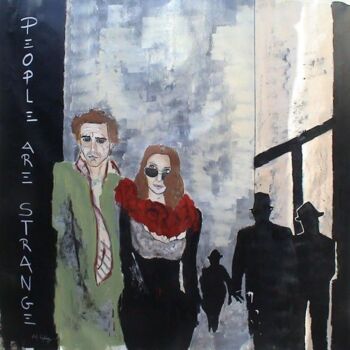 Painting titled "People are strange" by Noa Prytenez, Original Artwork