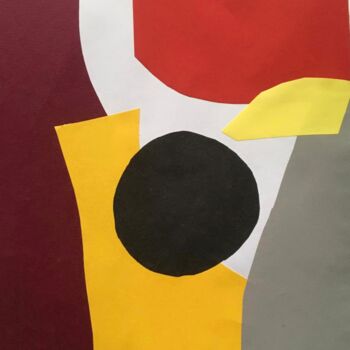 Collages intitolato "abstract" da Noah Miles, Opera d'arte originale, Collages