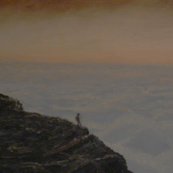 Malerei mit dem Titel "nuages" von Daniel Nobécourt, Original-Kunstwerk, Öl