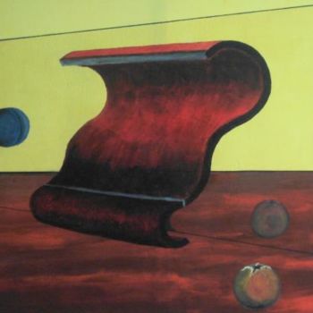 Картина под названием "rectoverso" - Daniel Nobécourt, Подлинное произведение искусства, Масло