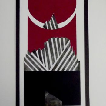 Collagen mit dem Titel "Métamorphose" von Noche, Original-Kunstwerk
