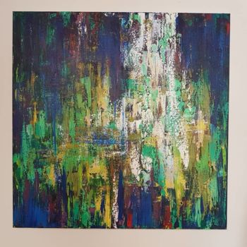 Painting titled "Reflections" by Nadia Sheikh, Original Artwork, Acrylic