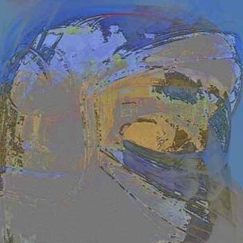 Arts numériques intitulée "L'Homme bleu" par Nodens, Œuvre d'art originale