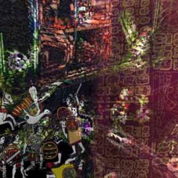 Digitale Kunst mit dem Titel "La grande casse" von Nodens, Original-Kunstwerk