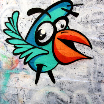 「Crazy Bird 2」というタイトルの絵画 Art De Noéによって, オリジナルのアートワーク