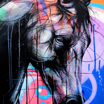 "Urban Horse" başlıklı Tablo Art De Noé tarafından, Orijinal sanat, Akrilik