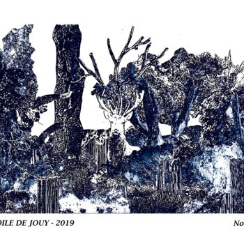 Kolaże zatytułowany „TOILE DE JOUY” autorstwa Noé, Oryginalna praca, Kolaże