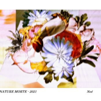 Collages intitulée "NATURE MORTE" par Noé, Œuvre d'art originale, Collages