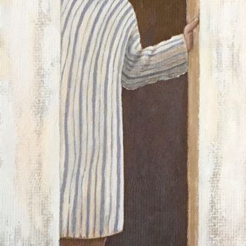 Peinture intitulée "Un vieux souvenir -…" par Noëlle Lassailly, Œuvre d'art originale, Acrylique Monté sur Châssis en bois