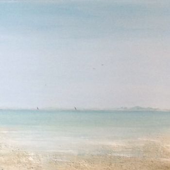 Peinture intitulée "Un après-midi d'été" par Noëlle Lassailly, Œuvre d'art originale, Acrylique