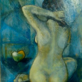 Peinture intitulée "Eve" par Noëlle Rious, Œuvre d'art originale