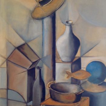 Painting titled "Composition cannoti…" by Noëlle Rious, Original Artwork