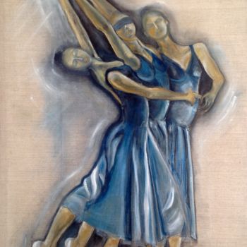 Painting titled "Instants de grace" by Noëlle Rious, Original Artwork