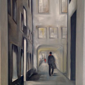 Painting titled "Solitude" by Noëlle Rious, Original Artwork