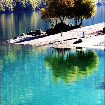 Fotografia zatytułowany „Molveno lake” autorstwa Noelle9, Oryginalna praca