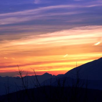 Фотография под названием "tramonto colline re…" - Noelle9, Подлинное произведение искусства