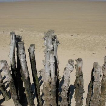 Photography titled "Plage de St Malo 2" by Noëlle Harault, Original Artwork
