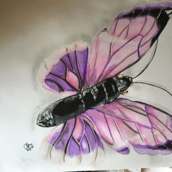 "Butterfly" başlıklı Tablo Noemi Naty tarafından, Orijinal sanat, Akrilik