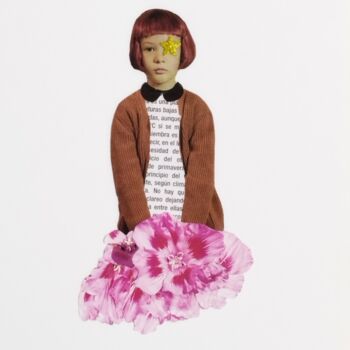 Collages titled "La pequeña pirata" by Noemi Ros Moya, Original Artwork, Collages