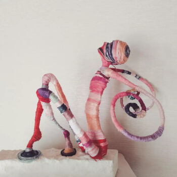 Sculpture titled "Beauty will save th…" by Noham Rudisuhli, Original Artwork, Polymer clay