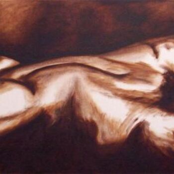 Painting titled "Nude 3" by Nelson Maglio Olate Figueroa, Original Artwork, Oil