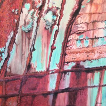 Peinture intitulée "TANKER" par Patrick Noly, Œuvre d'art originale, Acrylique