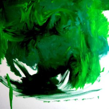 Malarstwo zatytułowany „Green” autorstwa No Matt'S Land, Oryginalna praca