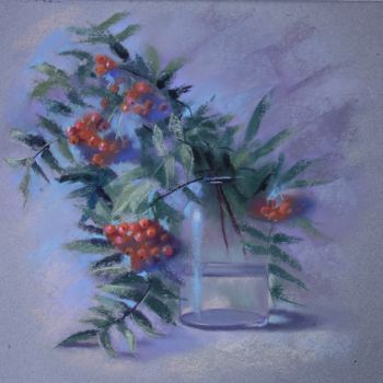 Drawing titled "Rowan" by Tatiana Le Metayer, Original Artwork, Pastel Mounted on Cardboard