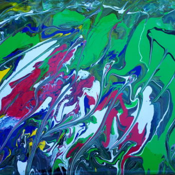 Картина под названием "psychedelic 2" - Antonio Alvarez, Подлинное произведение искусства