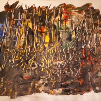 Pittura intitolato "urban jungle" da Antonio Alvarez, Opera d'arte originale