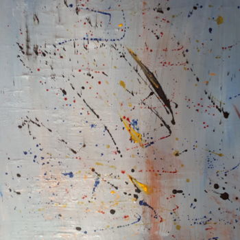 Painting titled "desintegration" by Antonio Alvarez, Original Artwork