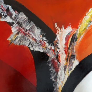 Картина под названием "phoenix" - Antonio Alvarez, Подлинное произведение искусства