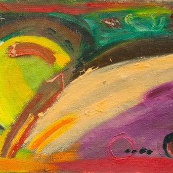 Картина под названием "Пространство пронзи…" - Андрей Жилин, Подлинное произведение искусства, Масло