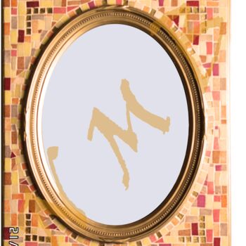 "Miroir" başlıklı Heykel Nora Mb tarafından, Orijinal sanat, Mozaik