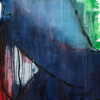 Картина под названием "NU N°18 Large" - Norbert Engel, Подлинное произведение искусства, Акварель Установлен на Деревянная р…