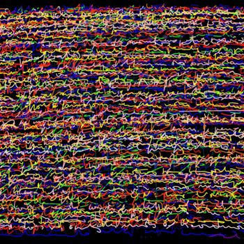 Digital Arts με τίτλο "Abstrait Graffiti -…" από Norbert Engel, Αυθεντικά έργα τέχνης, Ψηφιακή ζωγραφική Τοποθετήθηκε στο Ξύ…