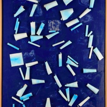 Pittura intitolato "Peinture acrylique…" da Norbert Engel, Opera d'arte originale, Acrilico Montato su Telaio per barella in…