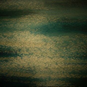 Malerei mit dem Titel "Meer in der Nacht" von Norbert Haß, Original-Kunstwerk, Aquarell
